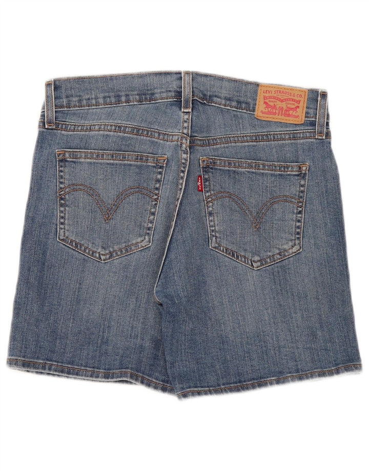 Levi's Damen-Jeansshorts, W27, klein, blaue Baumwolle