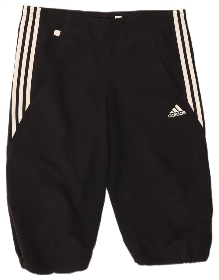 Adidas Damen Sportshorts UK 14 Large Schwarz