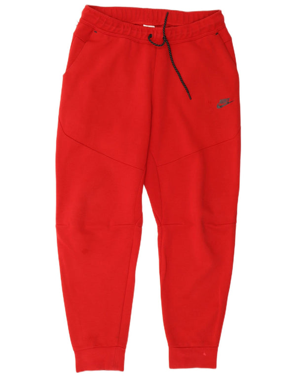 Nike Herren-Trainingshose, Jogginghose, Größe L, aus roter Baumwolle