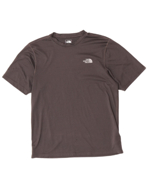 The North Face Herren T-Shirt Top Small Grau Polyester