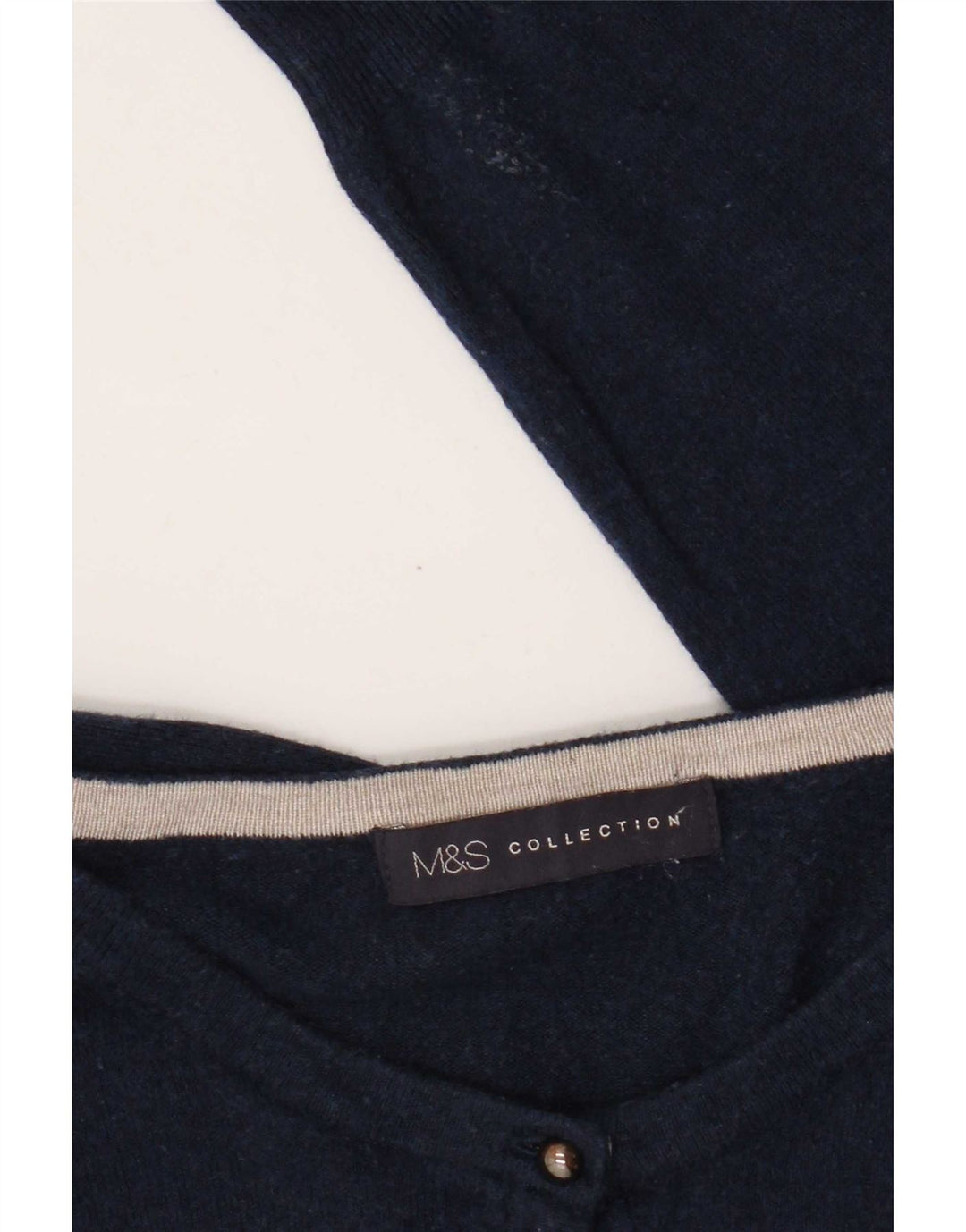 Marks & Spencer Damen Strickjacke Pullover UK 16 Large Marineblau