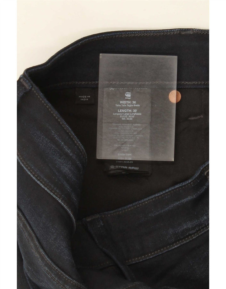 G-Star Herren 3301 Slim Jeans W36 L30 Marineblau Baumwolle