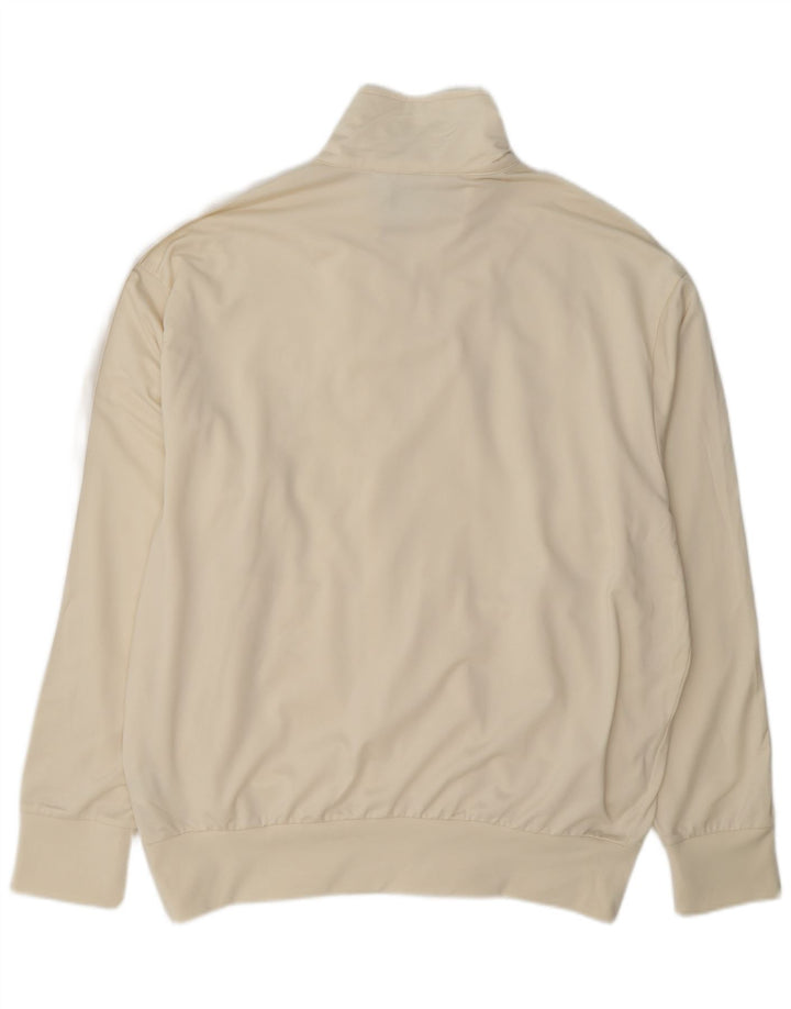 Adidas Herren Trainingsanzug Top Jacke XL Off White Polyester