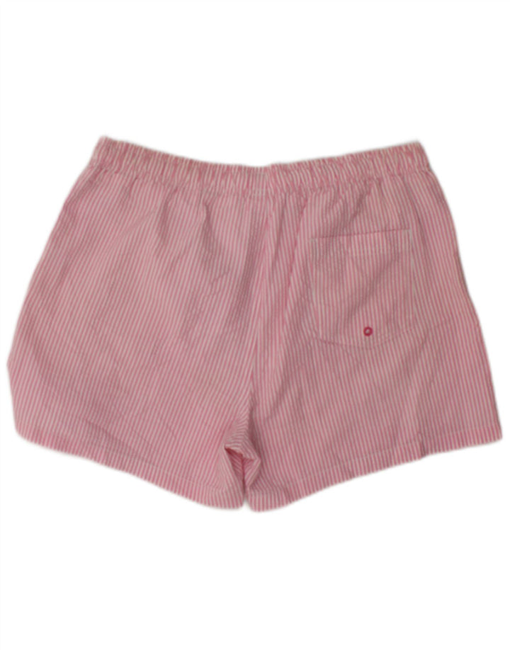 Zara Herren-Badeshorts, Größe L, W34, rosa gestreift