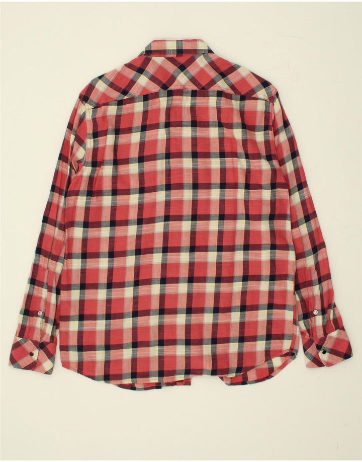 DIESEL Mens Shirt Small Red Check Cotton Vintage Diesel and Second-Hand Diesel from Messina Hembry 