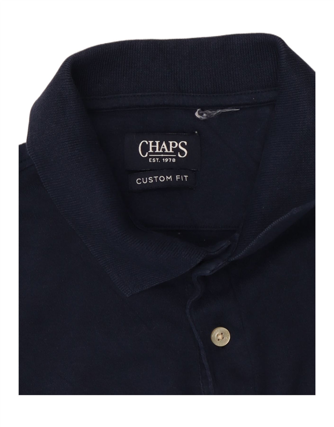 CHAPS Herren-Poloshirt mit individueller Passform, mittleres Marineblau