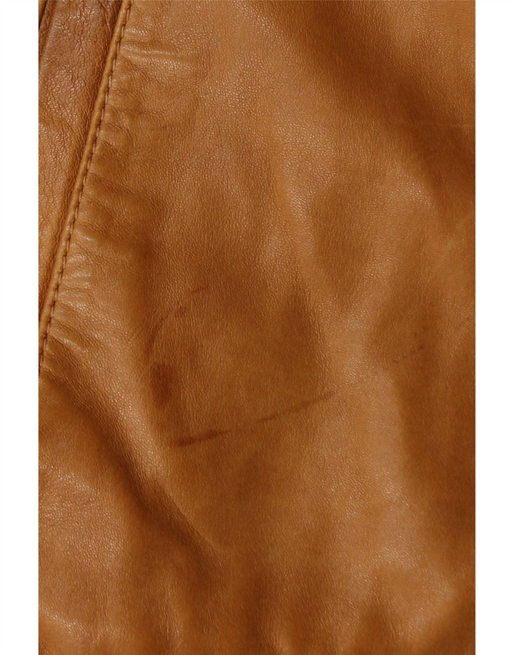 Vintage Herren Lederjacke UK 40 Großes braunes Leder