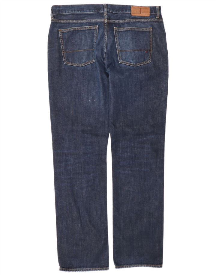Tommy Hilfiger Herren Slim Jeans W36 L24 Marineblau Baumwolle