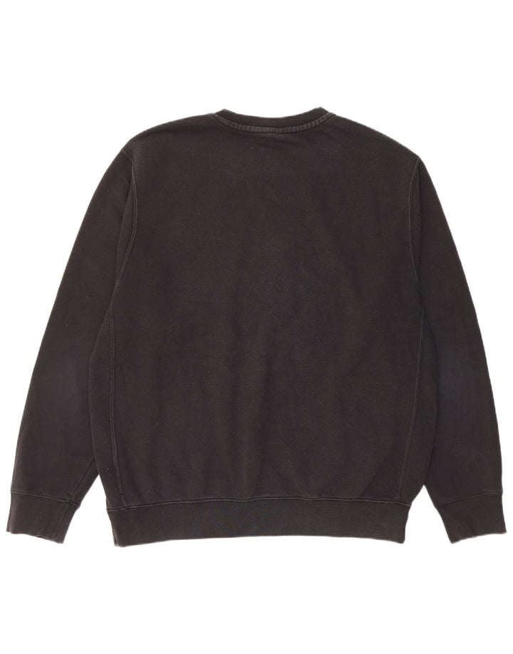 Nike Herren-Sweatshirt-Pullover, groß, schwarze Baumwolle