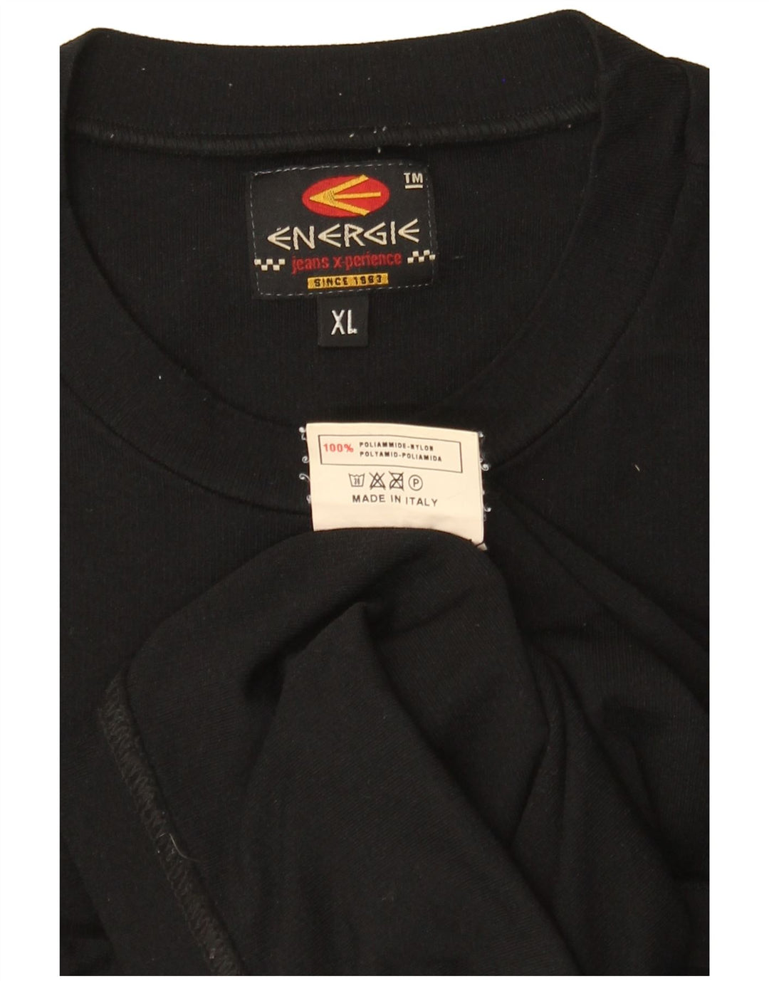 Energie T-Shirt für Jungen, 15–16 Jahre, XL, Schwarz, Polyamid