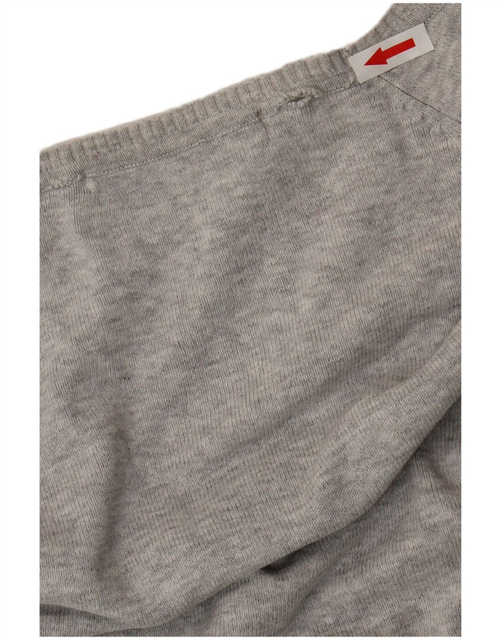 Zara Damen-Cardigan-Pullover UK 14 Large Grau meliert