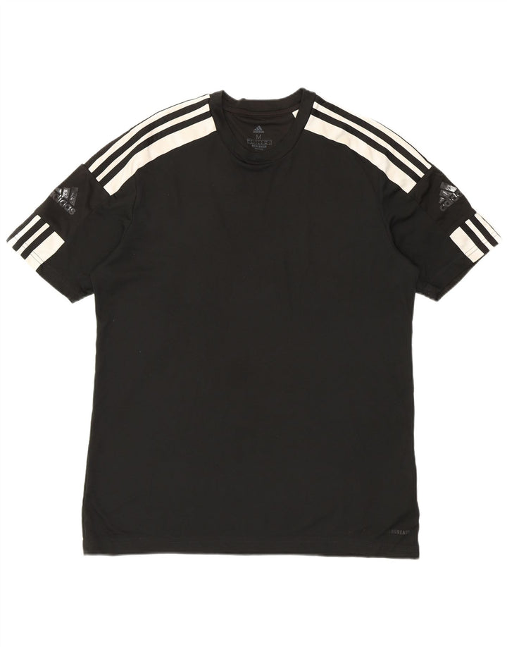 Adidas Herren Aeroready Graphic T-Shirt Top Medium Schwarz Farbblock