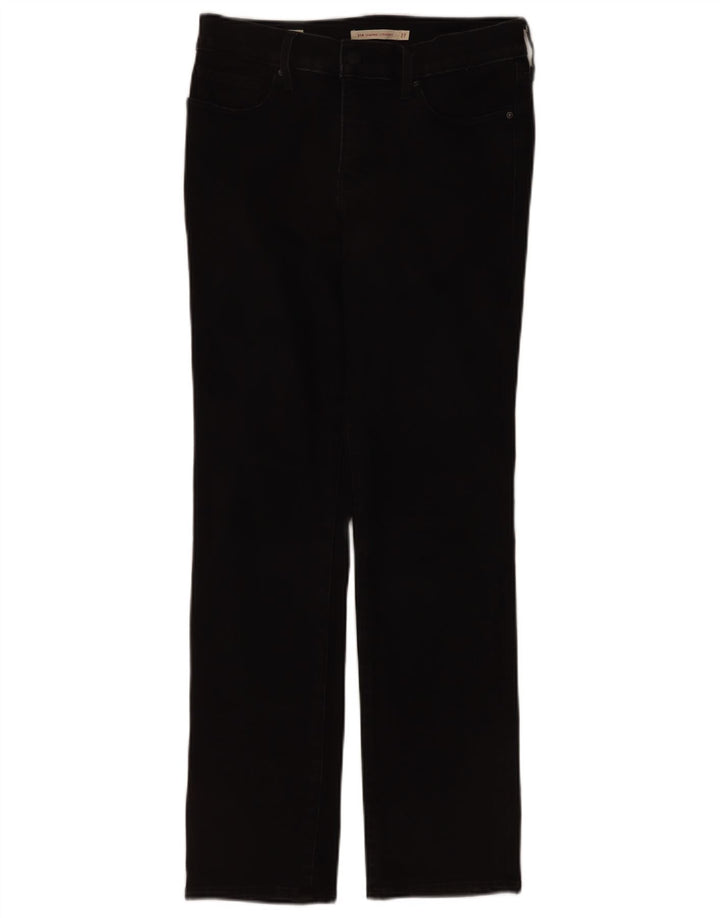 Levi's Damen 314 Shaping Straight Jeans W27 L30 Schwarz