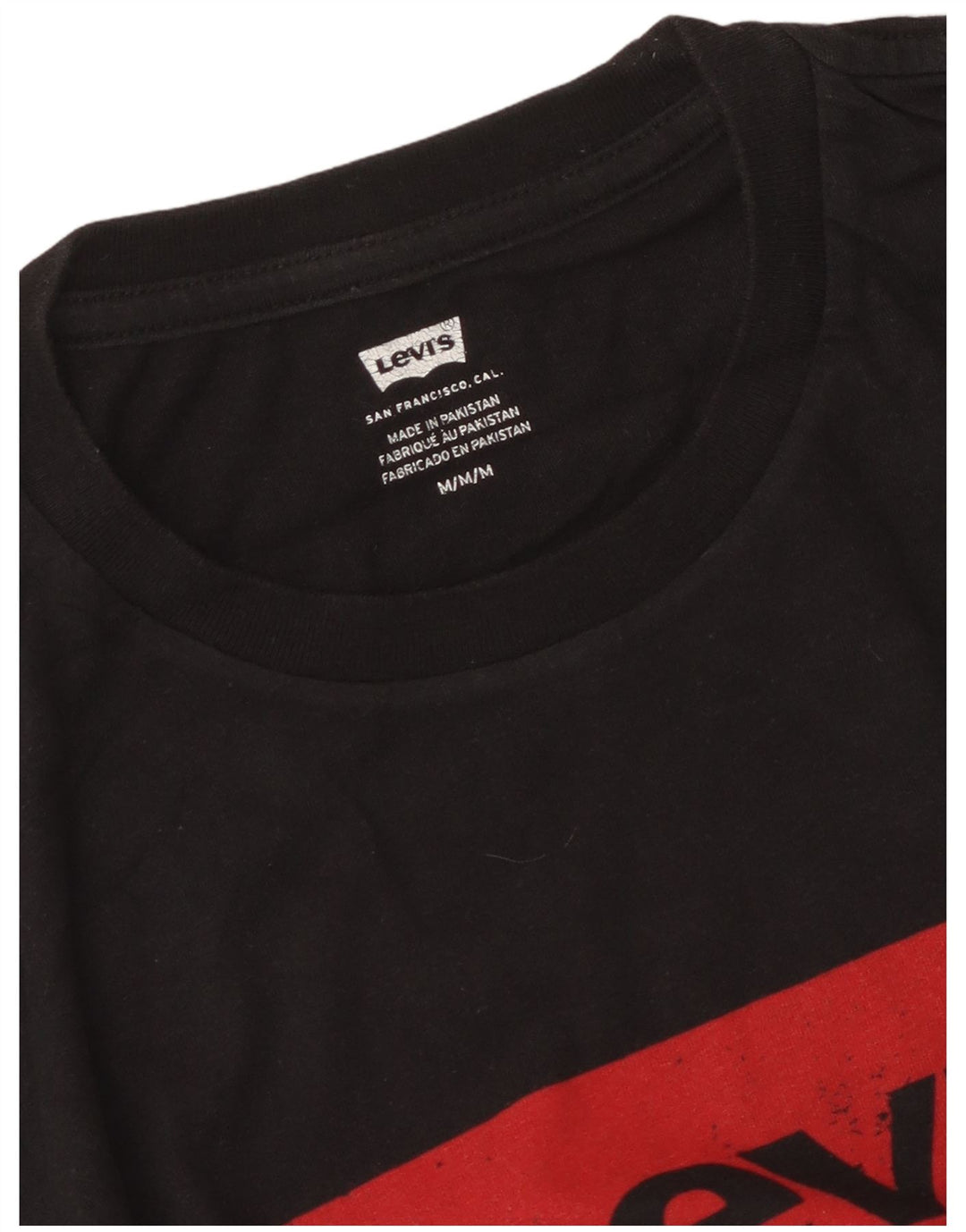 Levi's Herren T-Shirt mit Grafik, mittelgroß, Schwarz