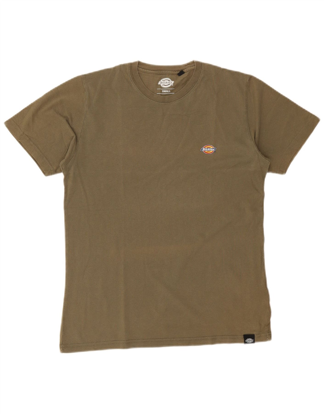 Dickies Herren T-Shirt Top Small Khaki Baumwolle