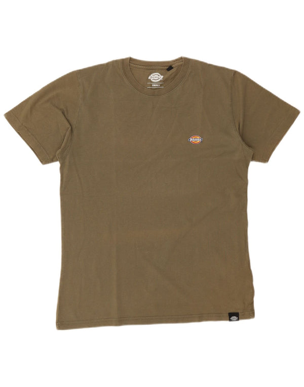 Dickies Herren T-Shirt Top Small Khaki Baumwolle