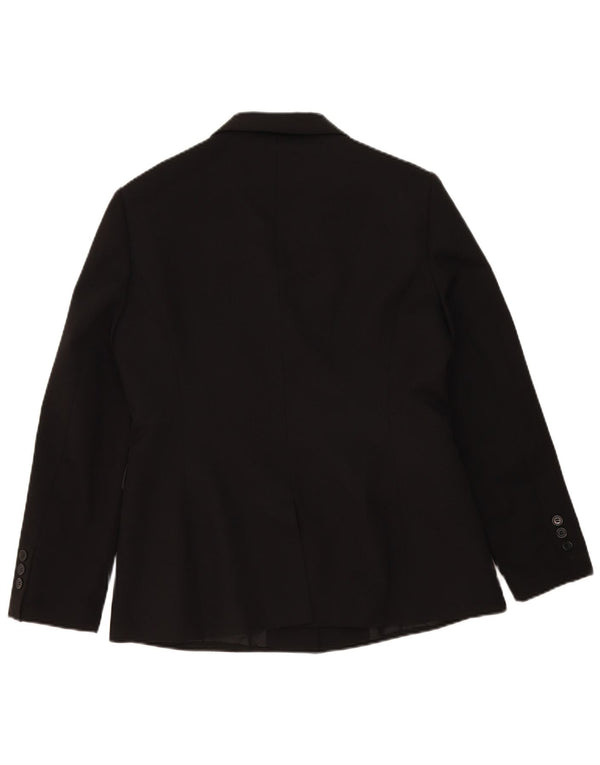 Etam Damen 3-Knopf-Blazerjacke UK 16 Large Schwarz Polyester