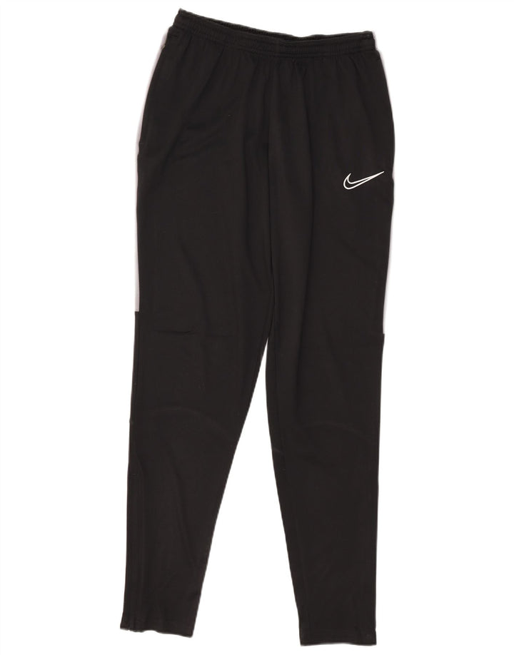 Nike Herren-Trainingshose, mittelgroß, Schwarz, Colourblock-Polyester, Sport