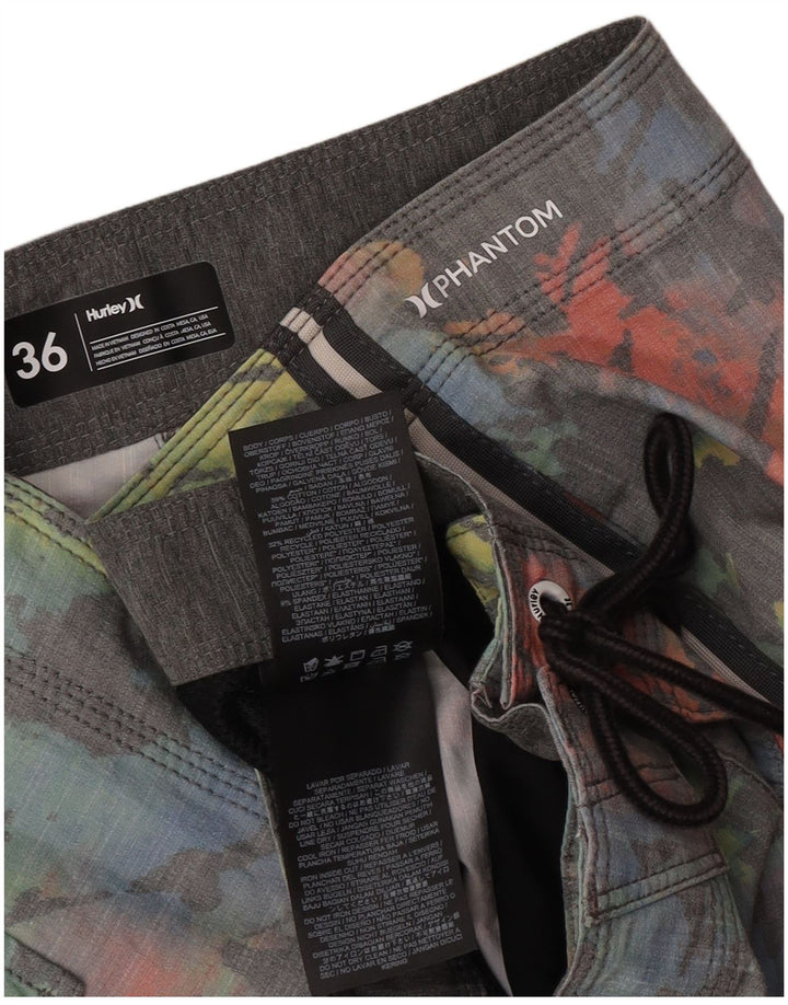 Hurley Herren Phantom Badeshorts, groß, mehrfarbig, Batik-Baumwolle