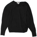 Cos Damen-Pullover, übergroß, V-Ausschnitt, Gr. 6, XS, Schwarz