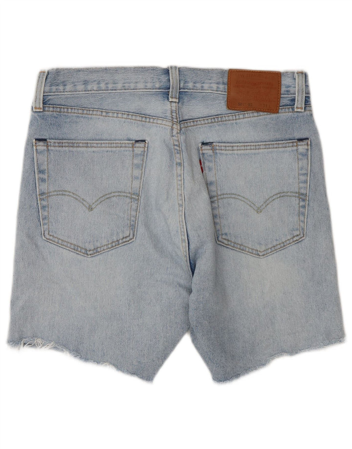 Levi's Herren 501 Denim Shorts W31 Mittelblaue Baumwolle