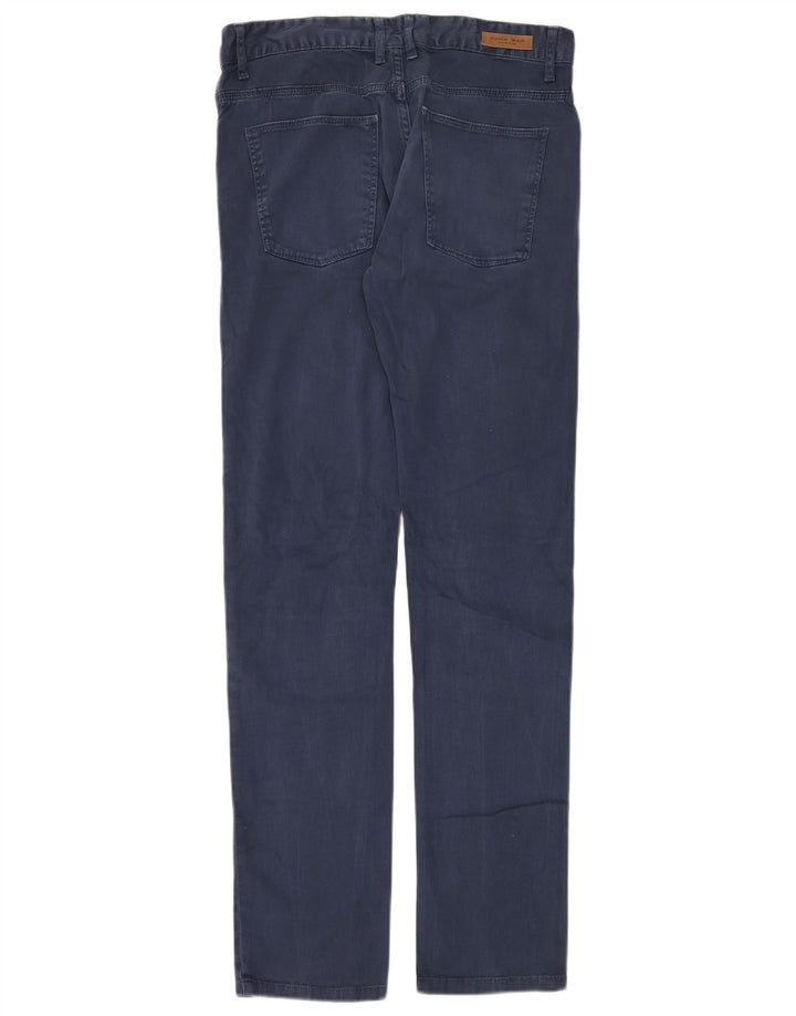 Zara Herren Slim Freizeithose EU 40 Medium W31 L34 Blau