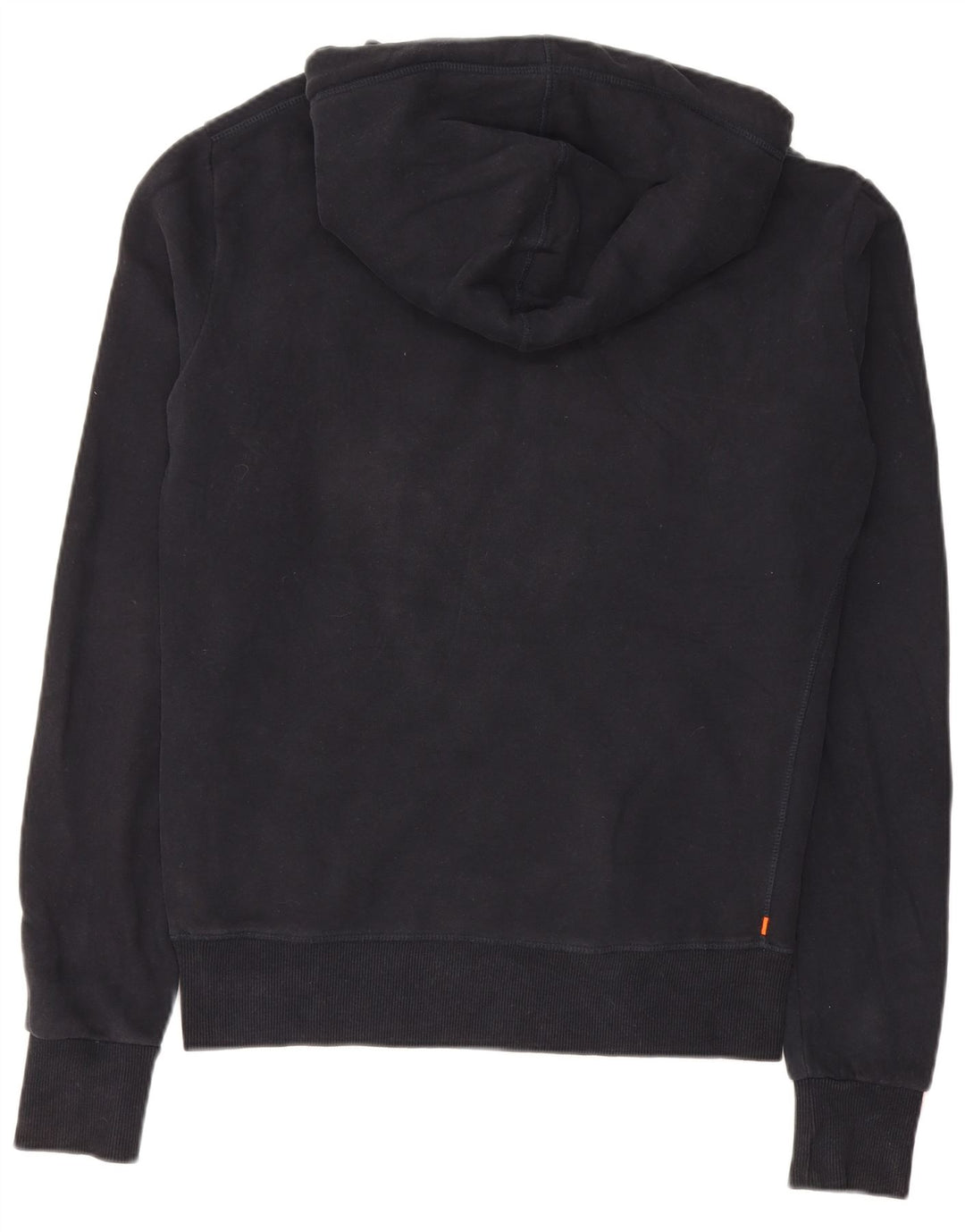 Superdry Herren-Kapuzenpullover mit Grafik, Größe S, schwarze Baumwolle