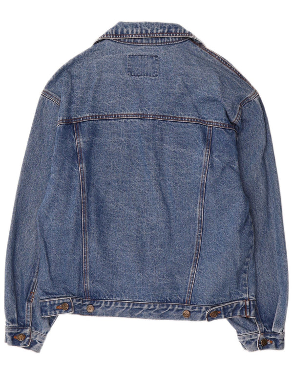 Vintage Mens Denim Jacket UK 38 Medium Blue