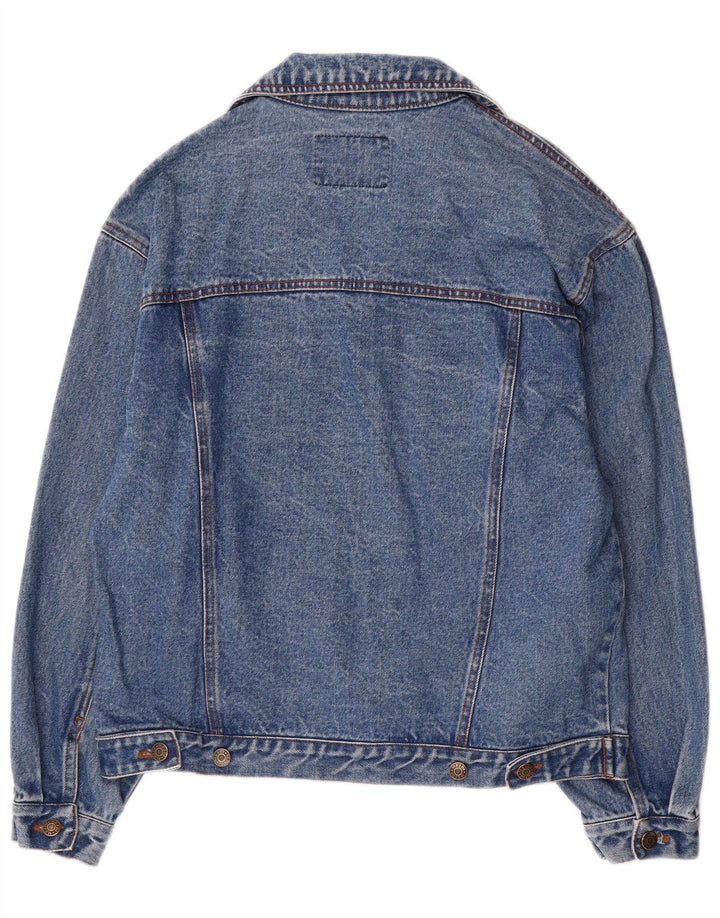 Vintage Herren Jeansjacke UK 38 Mittelblau