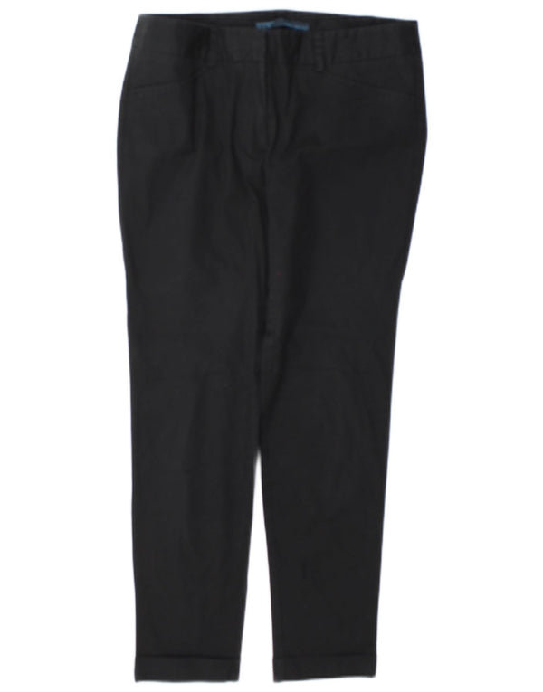 Zara Damen Slim Freizeithose EU 38 Small W28 L27 Schwarz
