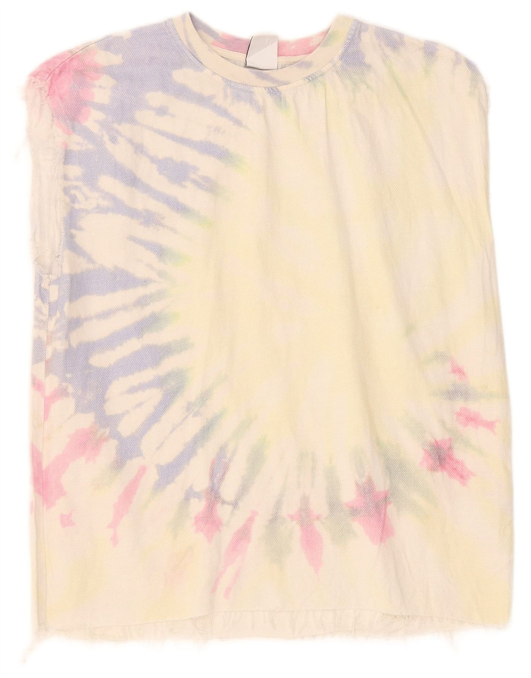 Zara Herren-Weste, Oberteil, klein, mehrfarbig, Batik-Baumwolle