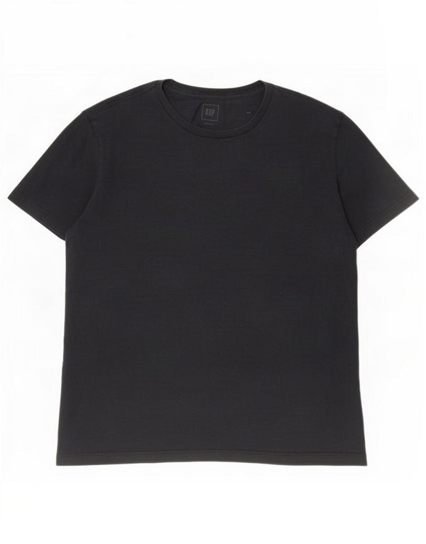 Gap Herren T-Shirt Top Large Schwarz Baumwolle