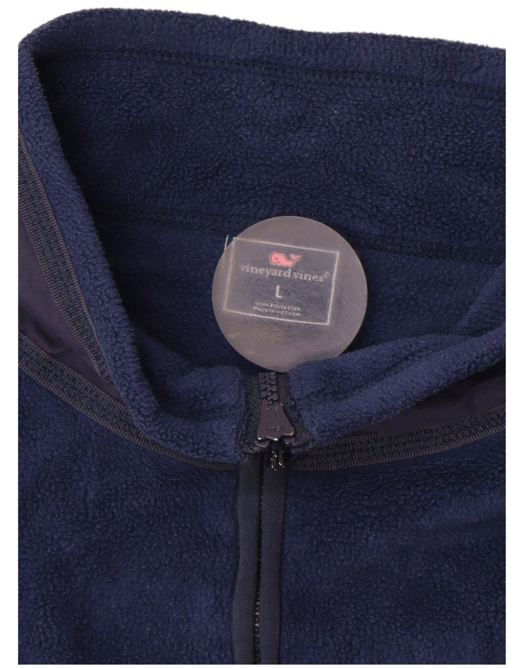 VINEYARD VINES Herren Fleeceweste UK 40 Large Marineblau Polyester