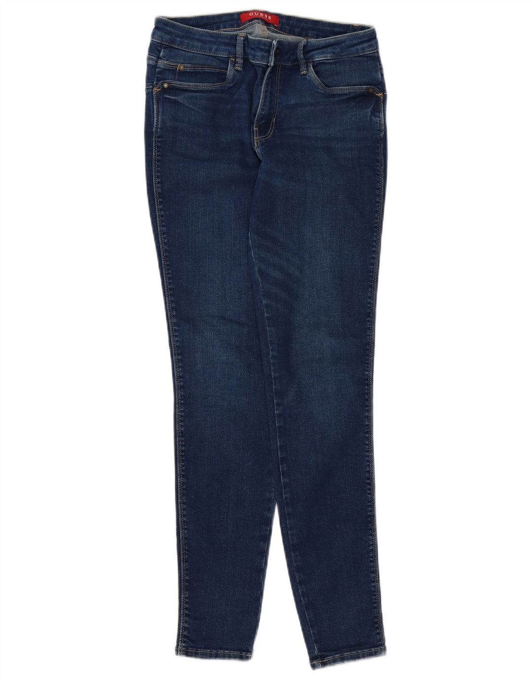 GUESS Damen Skinny Jeans W29 L28 Marineblaue Baumwolle