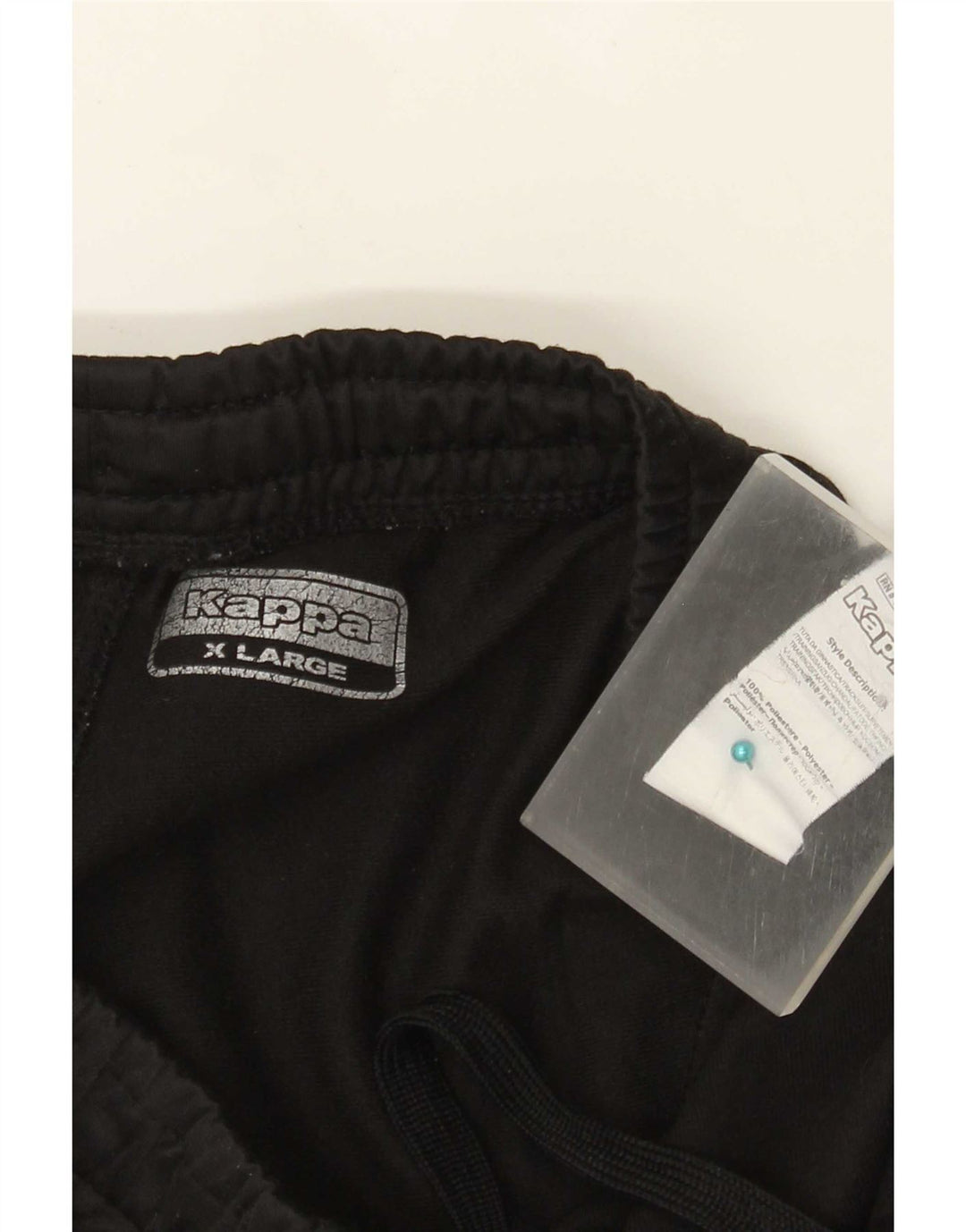 Kappa Herren Trainingshose Jogger XL Schwarz Polyester