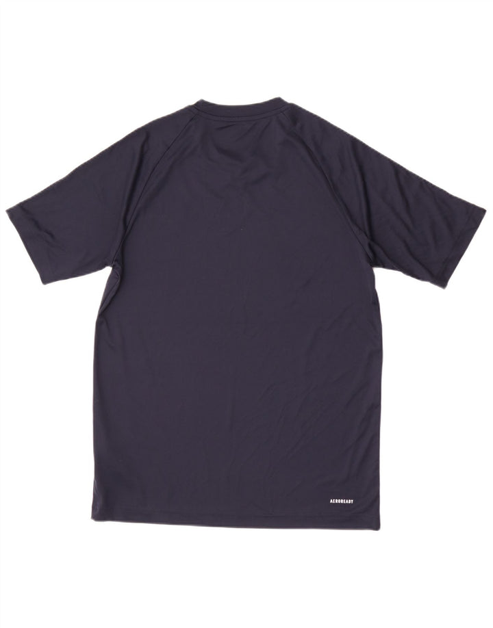 Adidas Herren Aeroready T-Shirt Top Small Marineblau Polyester
