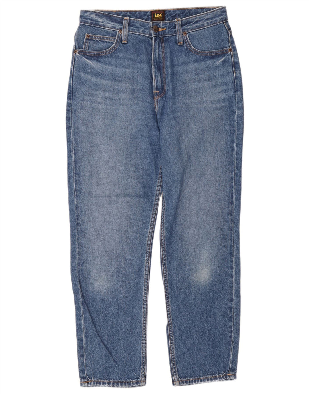 Lee Herren Carol Cropped Jeans W28 L25 Blaue Baumwolle