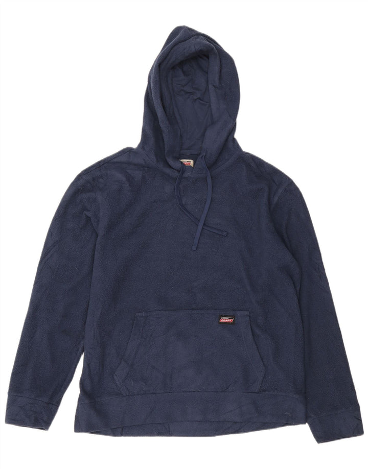 Dickies Herren-Fleecepullover mit Kapuze, UK 38/40, mittelmarineblaues Polyester