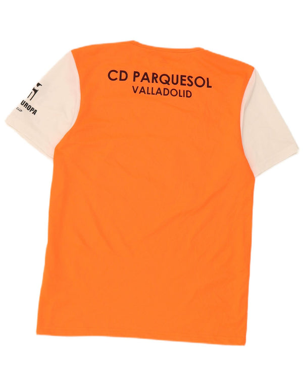 Adidas Herren Club Deportivo Parquesol Grafik T-Shirt Top Small Orange