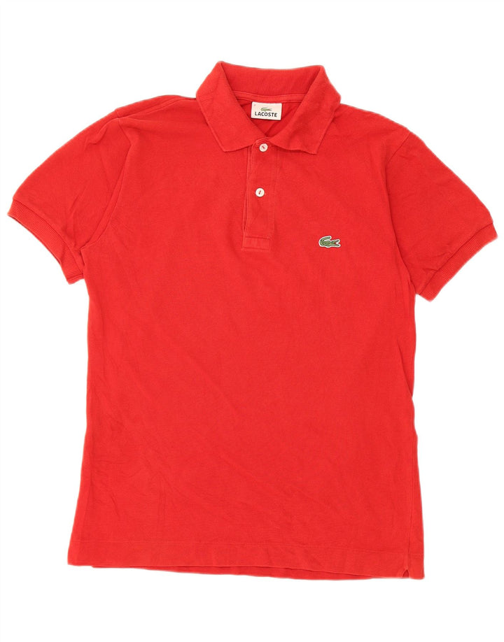 Lacoste Herren-Poloshirt, Größe 2 XS, rote Baumwolle
