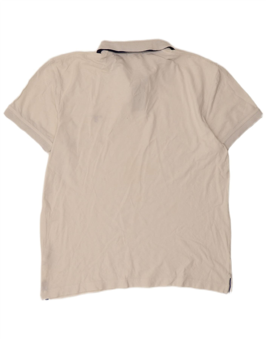 Gant Herren-Poloshirt 2XL, weiße Baumwolle, klassisch