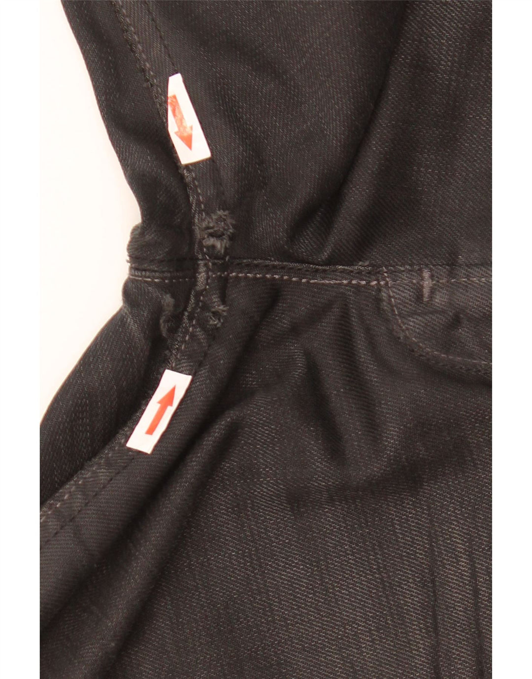 Levi's Herren Straight Jeans W29 L32 Schwarze Baumwolle