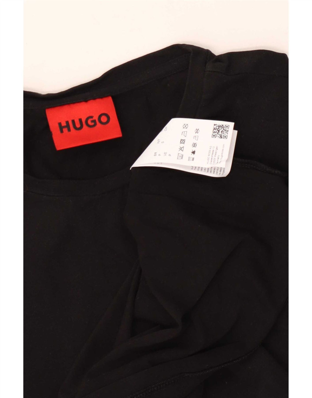 Hugo Boss Herren T-Shirt Top Small Schwarz Baumwolle