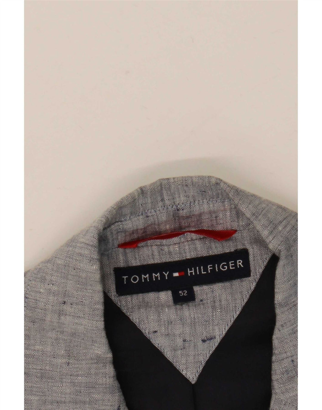 Tommy Hilfiger Herren 3-Knopf-Blazerjacke IT 52 XL Grau meliert