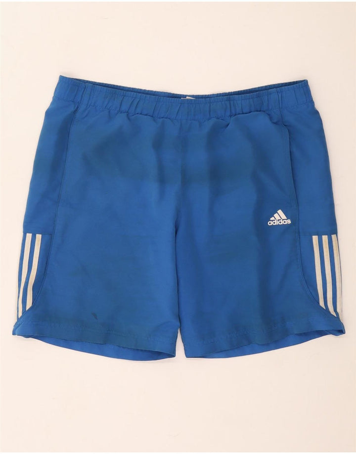 Adidas Herren Climalite Sport Shorts Large Blau Polyester