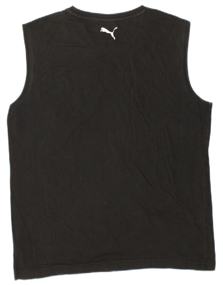 PUMA Herren Graphic Vest Top Medium Schwarz