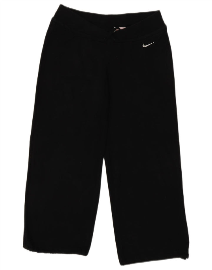 NIKE Capri-Trainingshose für Damen, UK 8/10, Größe S, Schwarz, Baumwolle