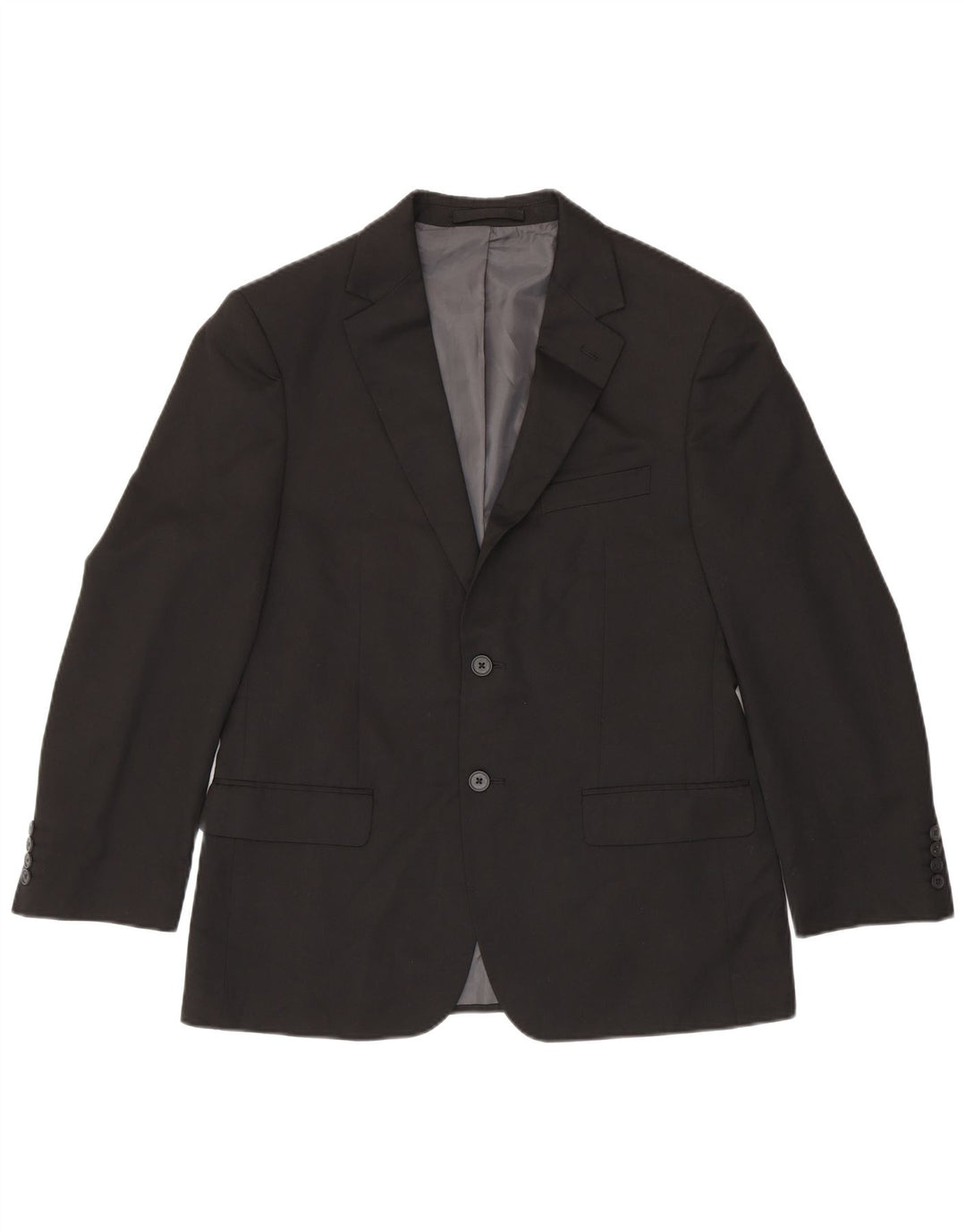 Marks & Spencer Herren-Blazer, kurz, 2 Knöpfe, Gr. 40, mittelschwarz