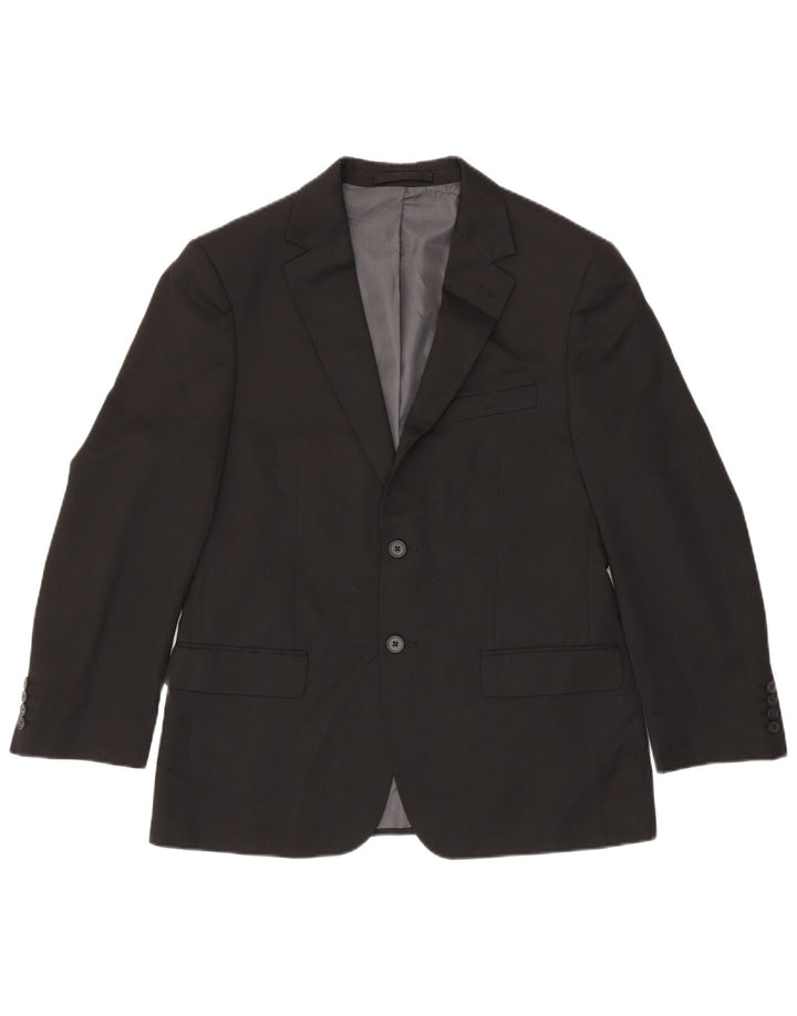 Marks & Spencer Herren-Blazer, kurz, 2 Knöpfe, Gr. 40, mittelschwarz