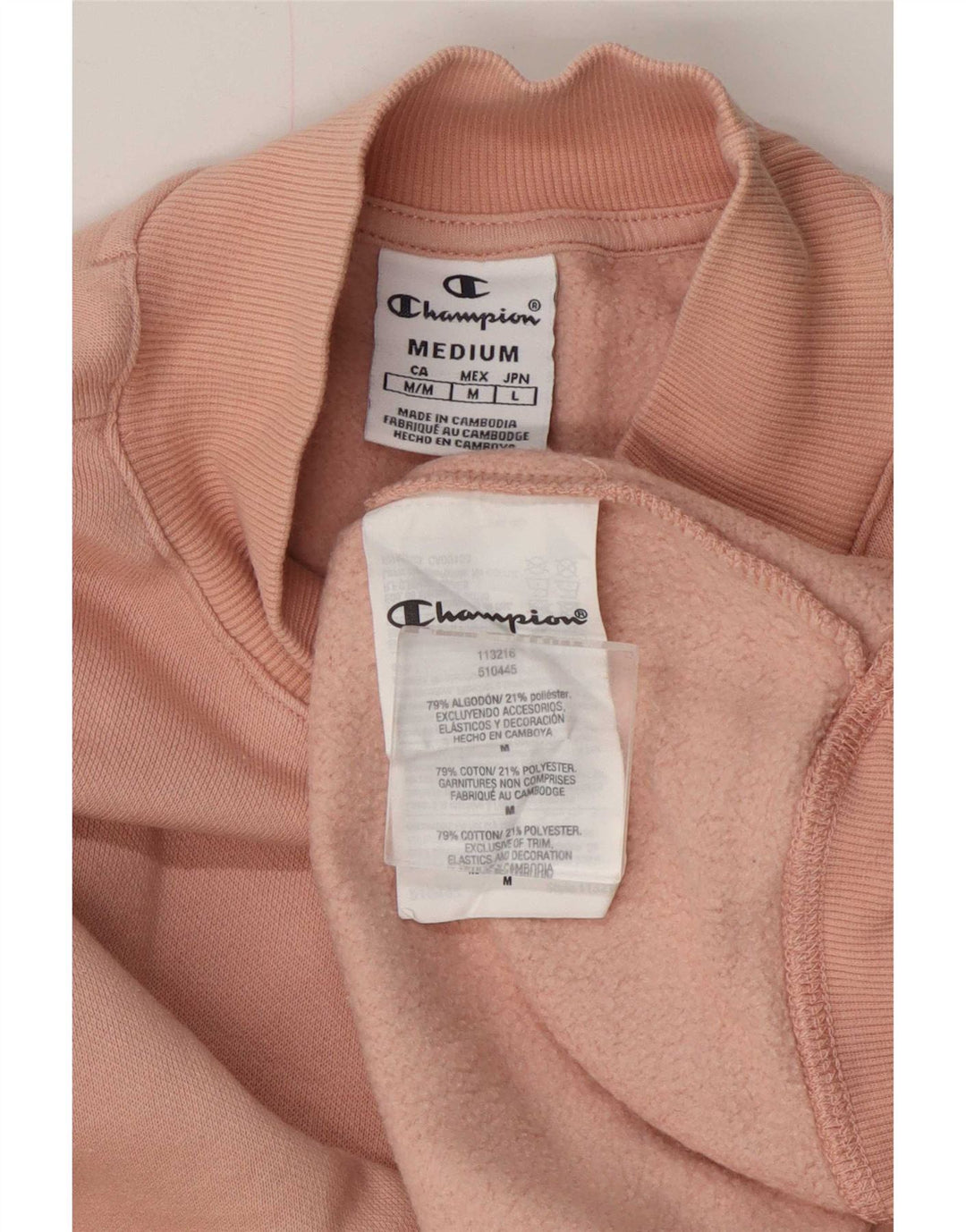 Champion Damen-Sweatshirt in Übergröße, Größe UK 14, mittelrosa, Baumwolle